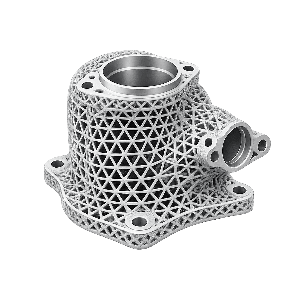 3D printed prototype part example